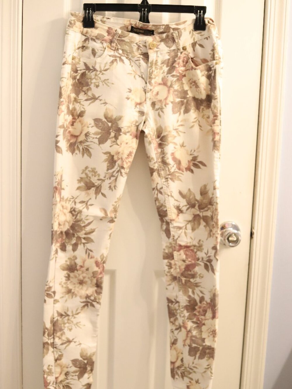 Women's Floral High-rise Jeans